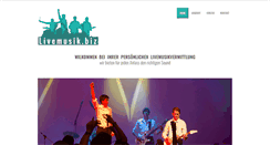 Desktop Screenshot of livemusik.biz
